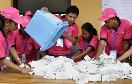 Rallies, flags and motorbikes: it’s election time in Timor-Leste